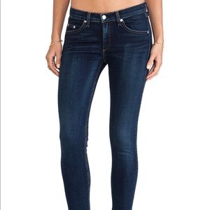 Rag & Bone High Rise Skinny Jeans